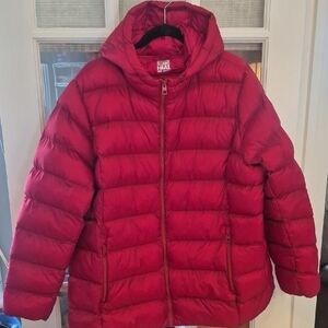 32 Degrees Women's Red Puffer Jacket XXL